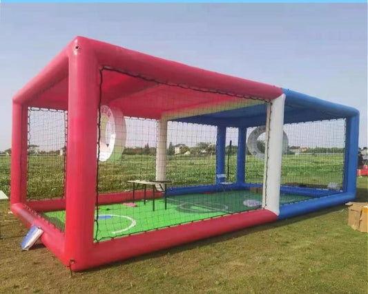 Education Operation Airtight PVC Frame Tent Structure Drone Football Inflatable Arena Training